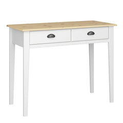 Nola Hall Table White & Pine