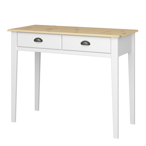 Nola Hall Table White & Pine