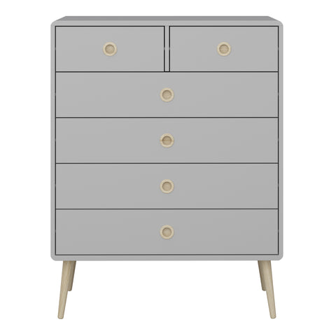 Softline 2 + 4 Chest Grey