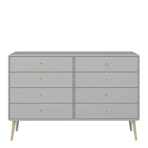 Softline 4 + 4 Wide Chest Grey