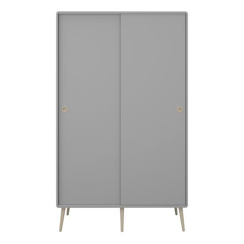 Softline Sliding 2 Dr Wardrobe Grey