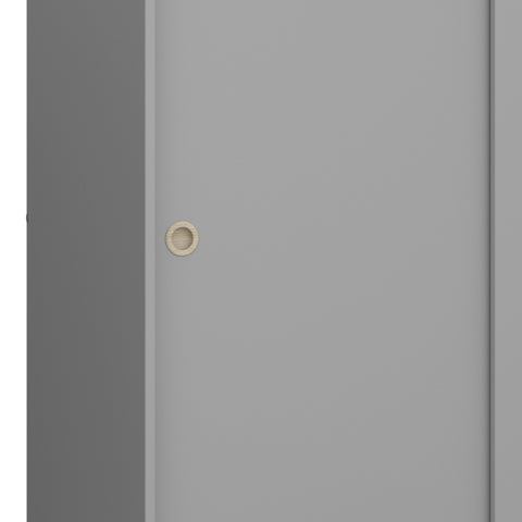 Softline Sliding 2 Dr Wardrobe Grey