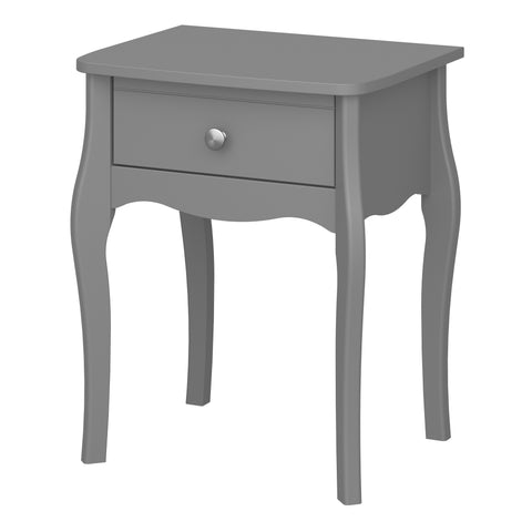 Baroque Nightstand Grey