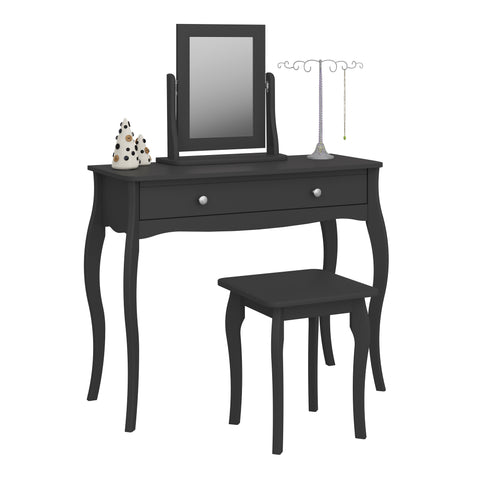 Baroque Mirror Black