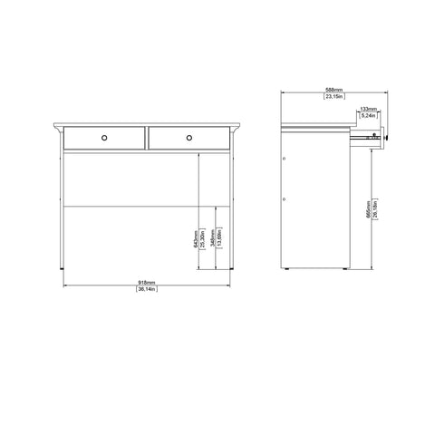 Paris Console table White