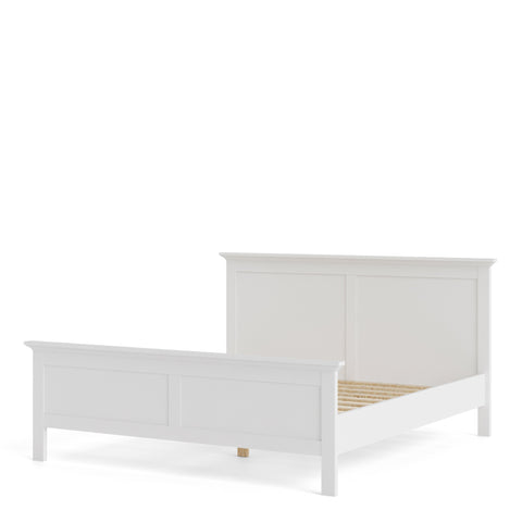 Paris Super King Bed (180 x 200) in White