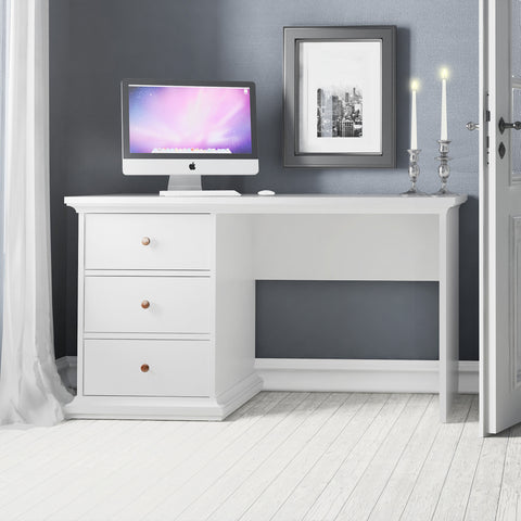 Paris Desk in White