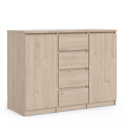 Naia Sideboard  4 Drawers 2 Doors in Jackson Hickory Oak