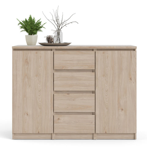 Naia Sideboard  4 Drawers 2 Doors in Jackson Hickory Oak