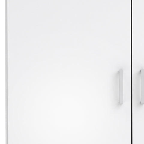 Space Wardrobe 2 Doors White 1750