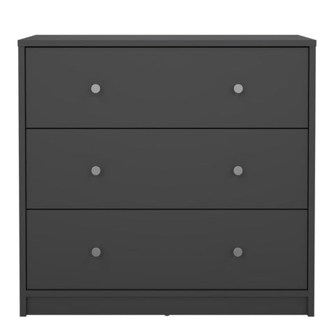 May Chest of 3 Drawers in Grey