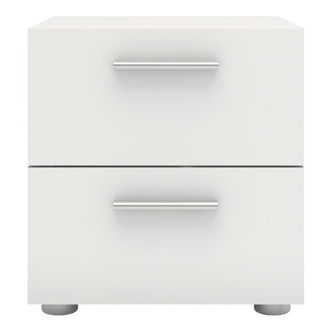 Pepe Bedside 2 Drawers in White