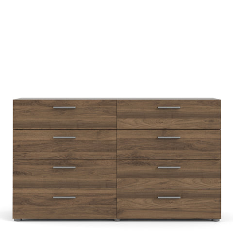 Pepe Wide Chest of 8 Drawers in Walnut