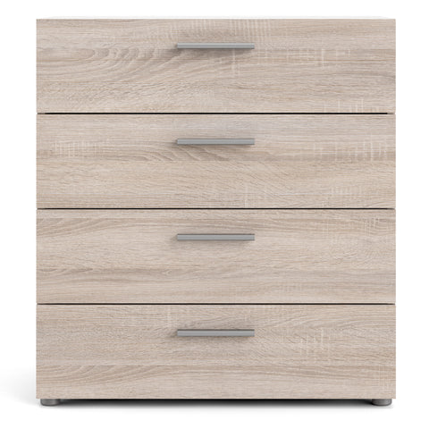 Pepe Chest of 4 Drawers in Truffle Oak