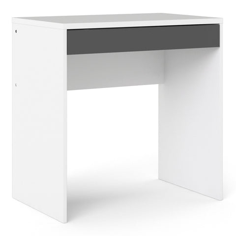 Function Plus Desk White Grey