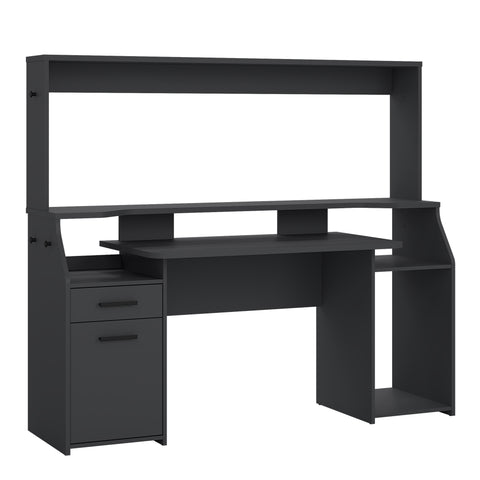 Function Plus Gaming Desk with 1 Door + 1 Drawer