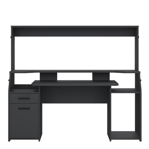 Function Plus Gaming Desk with 1 Door + 1 Drawer