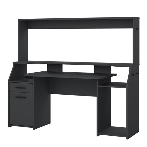 Function Plus Gaming Desk with 1 Door + 1 Drawer