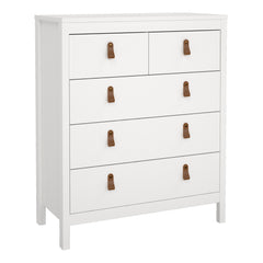 Barcelona Chest 3+2 drawers in White