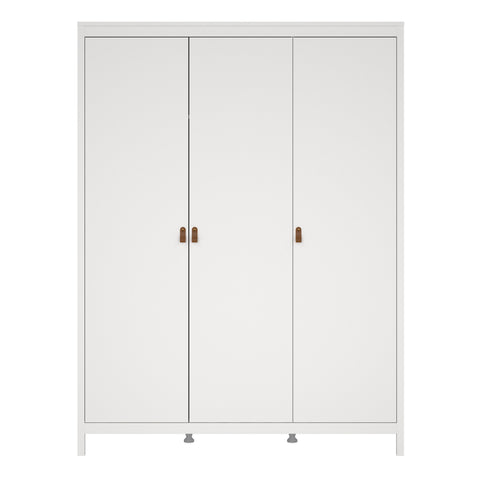 Barcelona Wardrobe with 3 doors in White