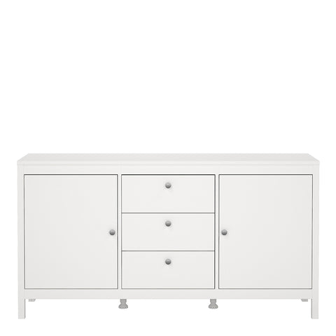 Madrid Sideboard 2 doors + 3 drawers in White