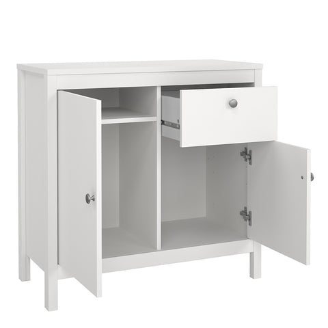 Madrid Sideboard 2 doors + 1 drawer in White