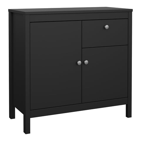 Madrid Sideboard 2 doors + 1 drawer in Matt Black