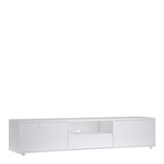 Media TV-unit with 2 doors + 1 drawer 177 cm White