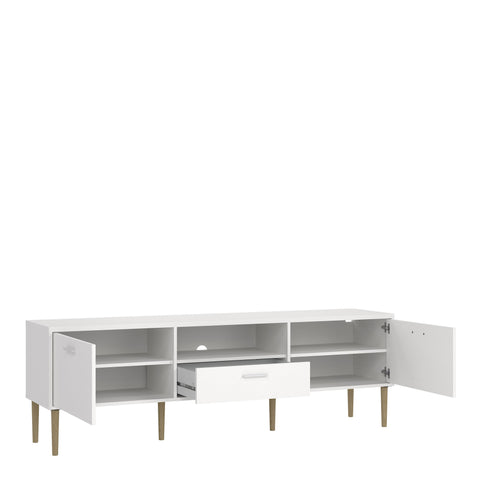 Media TV-Unit with 2 Doors + 1 Drawer