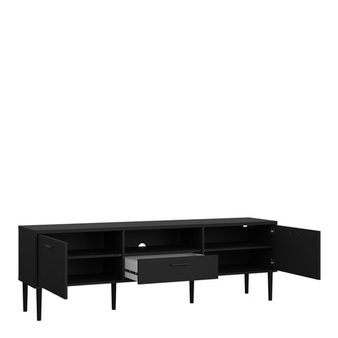 Media TV-Unit with 2 Doors + 1 Drawer