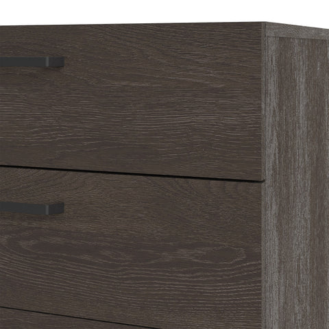 Dallas Double dresser 8 drawers Rovere Gessato Dark Oak