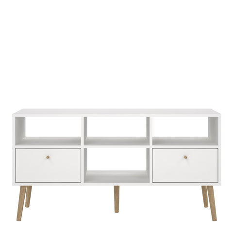 Cumbria TV-Unit 2 Drawers White