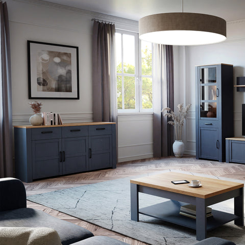 Bohol Sideboard in Riviera Oak/Navy