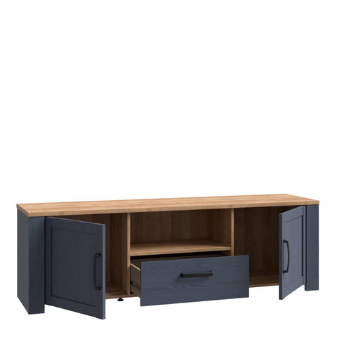 Bohol TV Unit  in Riviera Oak/Navy