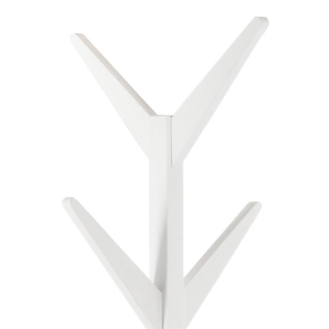 Ascot Coat Hanger in White