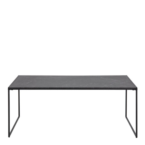 Infinity Coffee Table in Matt Black