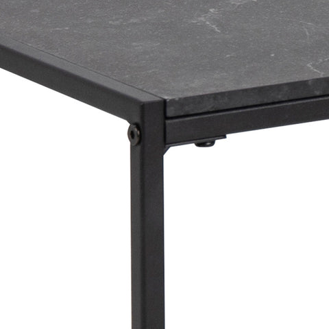 Infinity Coffee Table in Matt Black