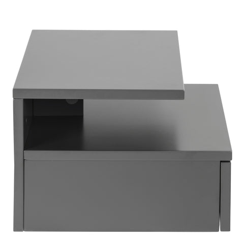 Ashlan Bedside Table with 1 Drawer in Grey