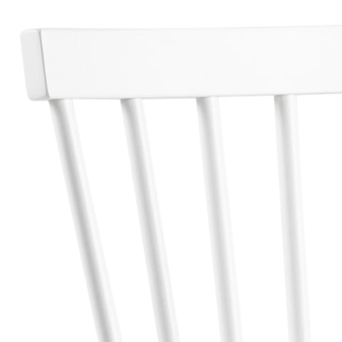 Riano Dining Chairs in White Set of 2