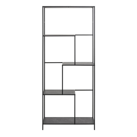 Infinity Bookcase with 4 shelves in Black