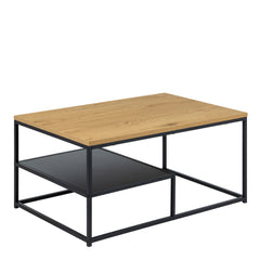 Gila Coffee Table with Open Shelf in Oak