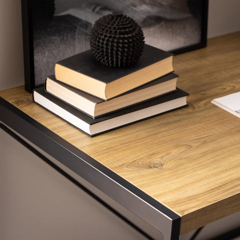 Bahamas Office Desk and Black and Oak