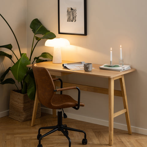 Barnett  Office Desk in Oak