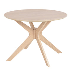 I_Duncan Round Dining Table in White Oak