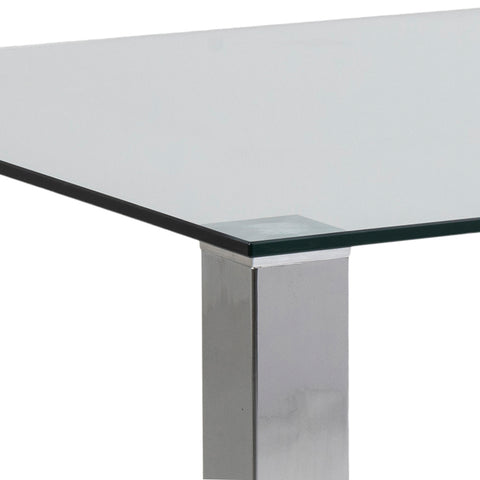 Kante Dining Table with Glass Top