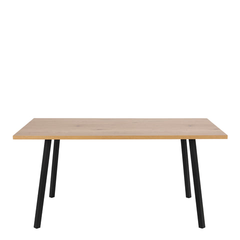 Cenny Dining Table in Oak & Black