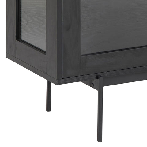 Angus 3 Door Sideboard in Black